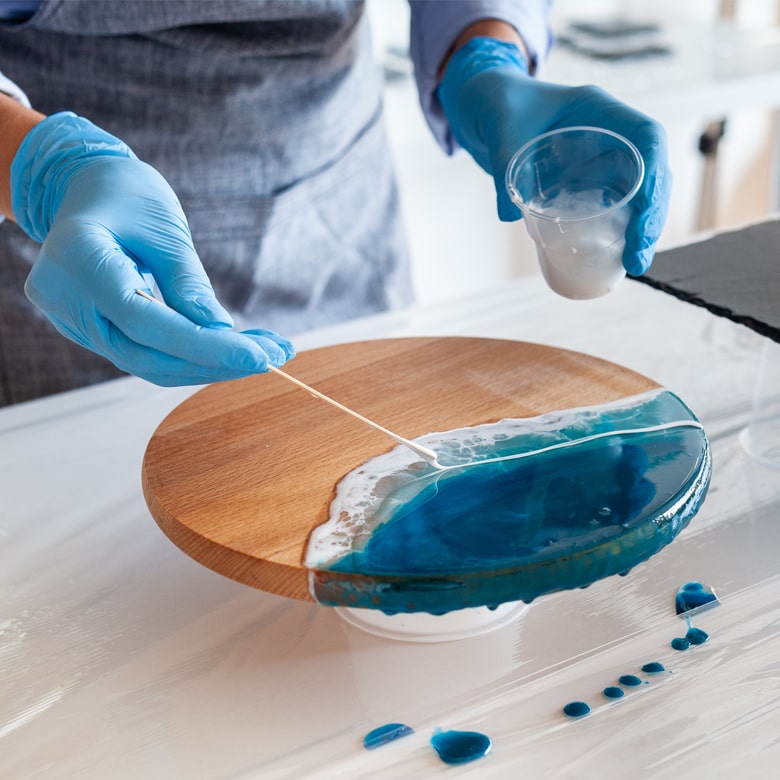 Создание картины из эпоксидной смолы Resin Art Создание картины из эпоксидной смолы Resin Art