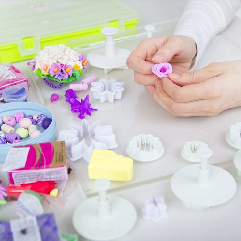 Цветы из полимерной глины