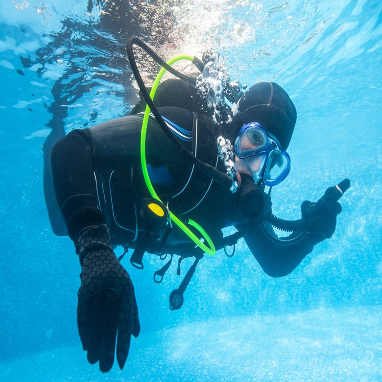 Урок дайвинга
