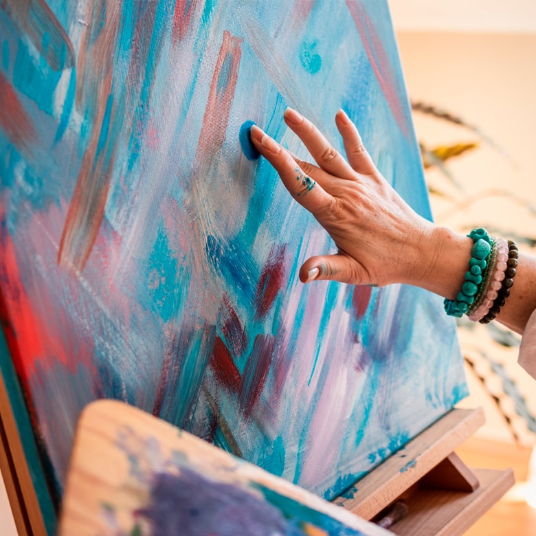 Мастер-класс абстрактной живописи