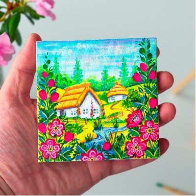 Мастер-класс петриковской росписи