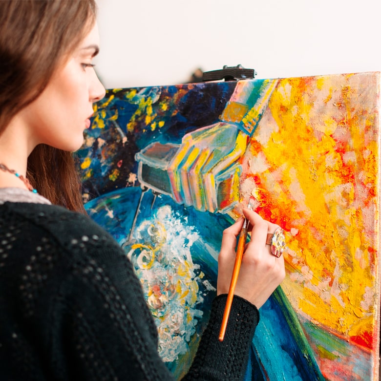 Мастер-класс живописи в стиле поп-арт для двоих