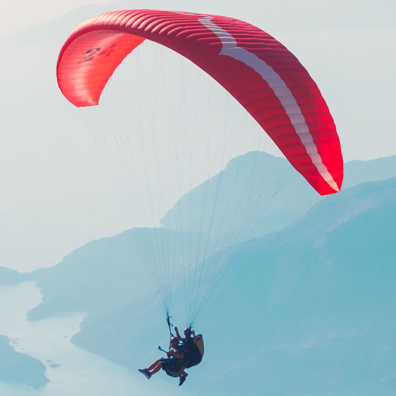 Полет на параплане для двоих