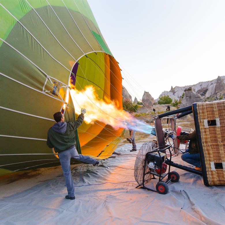 Полет на воздушном шар в группе