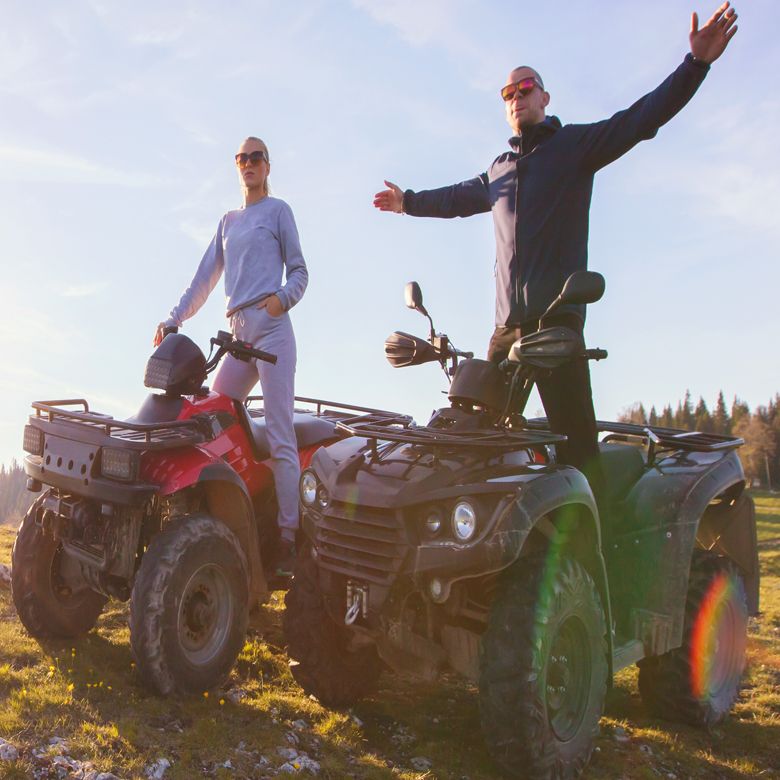 Прогулка на квадроциклах для двоих