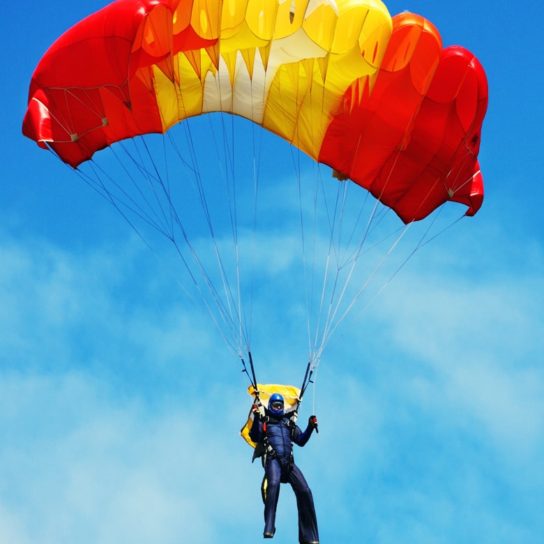 Прыжок с парашютом Static Line
