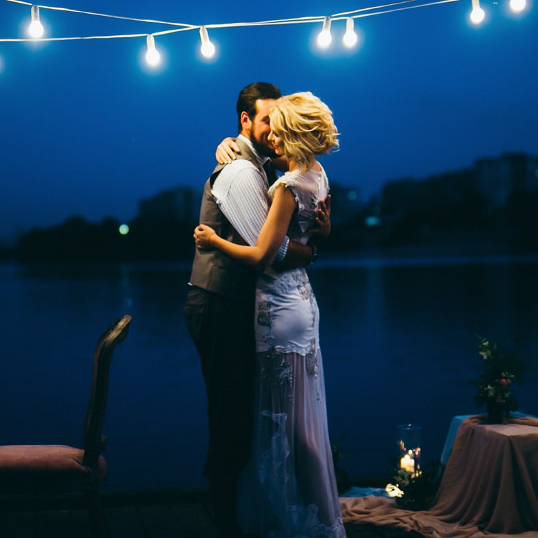 Романтический вечер на крыше