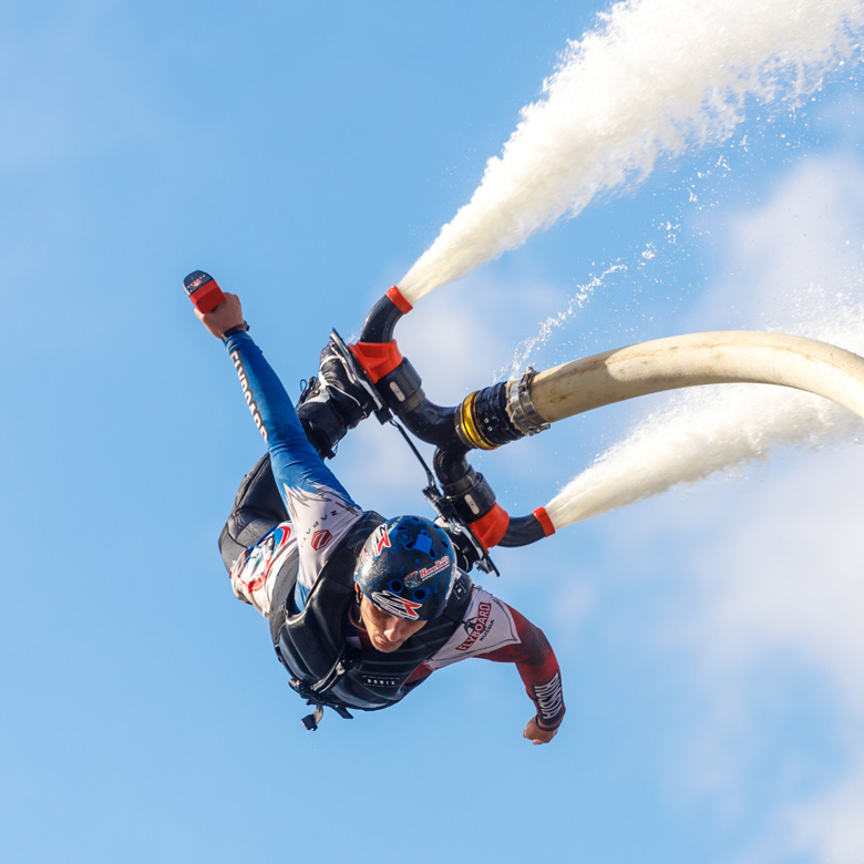 Полет на флайборде