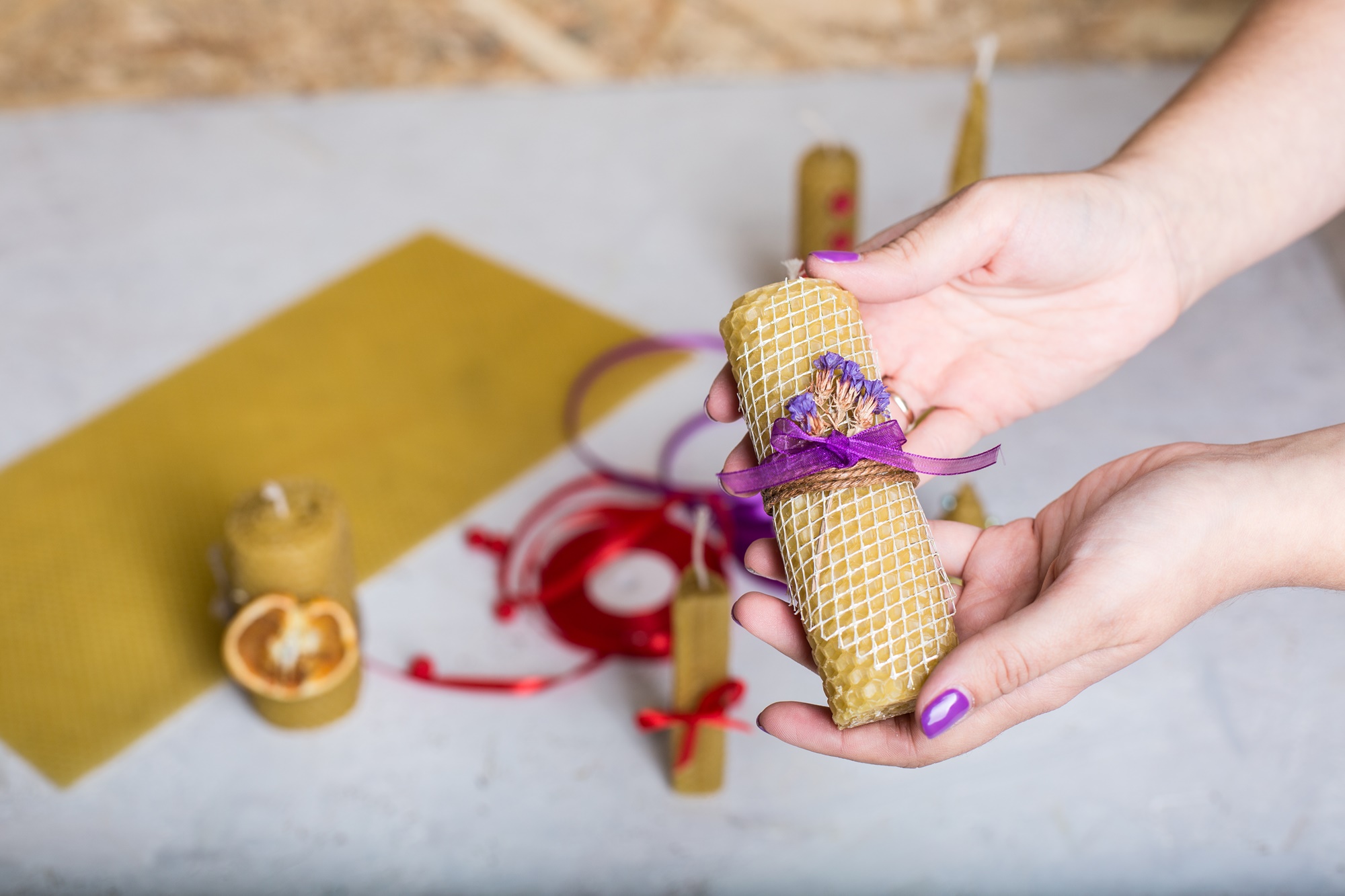 Арт-студія Ліхтарик - Медові свічки