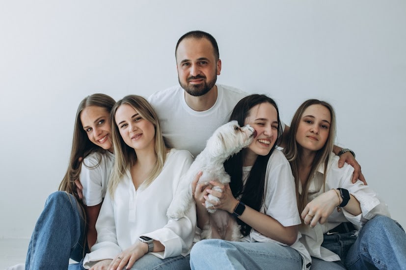 Сімейна фотосесія - фотостудія Pudra